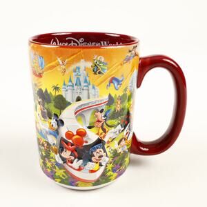 Walt Disney World Four Parks One World Embossed 3D Coffee Mug